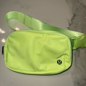 Lululemon Lime Green Belt Bag